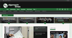 Desktop Screenshot of algonquintimes.com
